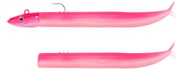 Fiiish Crazy Sand Eel 180 Combo X Deep ( 2x Eel + 1x 55g Kopf montiert) - Fluo Pink