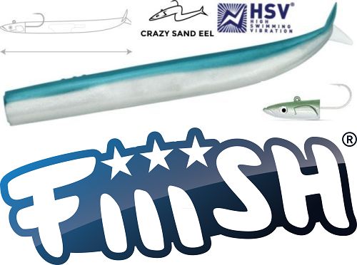 Fiiish Crazy Sand Eel  100 150 180 220 300