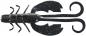 Preview: Berkley? 4" Crazy Leg Chigger Craw - Black Blue Fleck