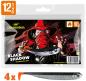 Preview: LK - 12.5cm - BLACK SHADOW Firetail f?r alle Hechtangler