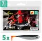 Preview: LK - 7.5cm - BLACK SHADOW Firetail f?r alle Hechtangler