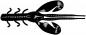 Preview: Berkley PowerBait? 4" Rocket Craw - Black Red Fleck