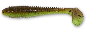 3.8" FAT Swing Impact - Green Pumpkin / Chartreuse