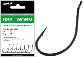 BKK DSS Worm Hooks - Gr. 1/0