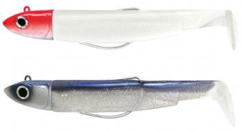 Fiiish Black Minnow 70 Double Combo OFF Shore - White Red Head / Electric Blue - 6g