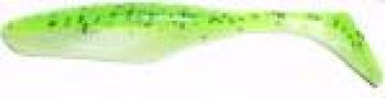 4" Walleye Turbo Shad - Chartreuse Pepper Shad