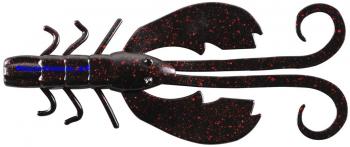 Berkley? 4" Crazy Leg Chigger Craw - Black Red Fleck