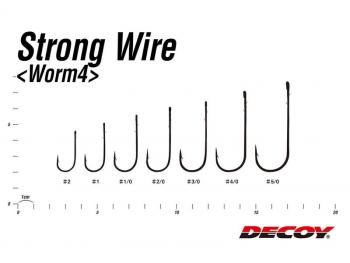 Decoy Strong Wire Hook Worm4 - Gr.4/0
