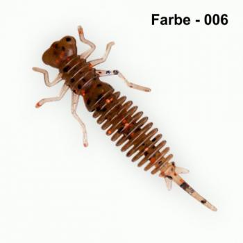 3.0" Fanatik Larva - Green Pumpkin Brown | 006