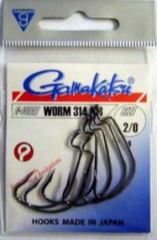 Gamakatsu Worm 314 MB - Gr. 2/0 - 6St.