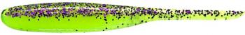 3" Shad Impact - Purple Chartreuse