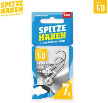 LK Spitze Haken Gr.1/0 -  7g