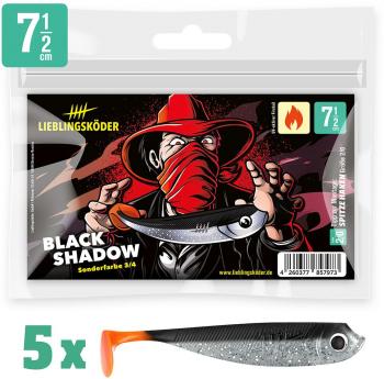 LK - 7.5cm - BLACK SHADOW Firetail f?r alle Hechtangler