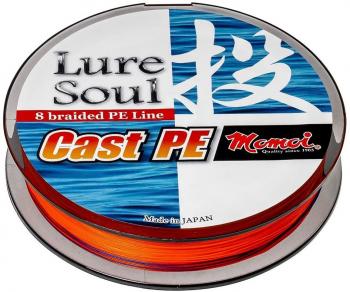 Momoi Lure Soul Cast PE 150m - Orange - PE04 - 0.10mm - 9lb - 4.1kg