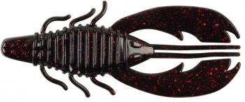 4" PowerBait? Craw Fatty - Black Red Fleck