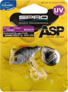 Spro ASP Jig Spinner UV 2.0 - 28g Roach