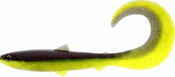 Westin BullTeez Curlail 14cm - Black Chartreuse