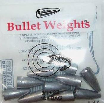 Bullet Weights - 3,5g - 1-8oz