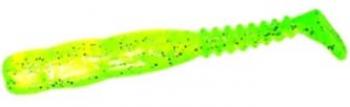 2" Rockvibe Shad - Chartreuse Silver Glitter
