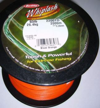 Berkley Whiplash Blaze Orange - 10m - 0.20mm - 26.4kg (65lb)