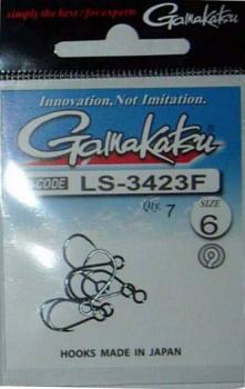 Gamakatsu LS-3423F - Black - Gr. 8 - 8St.