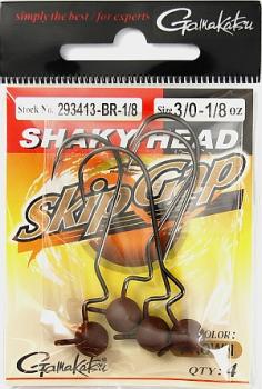 Gamakatsu Skip Gap Shaky Head 4-0 1-4oz 7,00g Brown