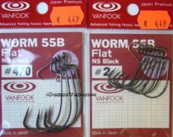 VanFook Worm 55B Flat Black - Gr. 4-0