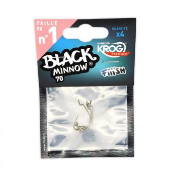 Black Minnow 70 Offset Haken