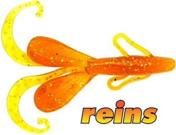 3.5" reins Hog - Motoroil Gold Flake