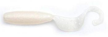 4" Fat G-Tail Grub - Pearl White No scent