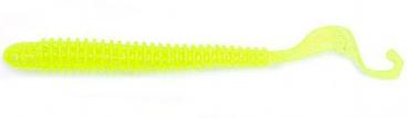 4" G-Tail Saturn - Chartreuse Silver Glitter
