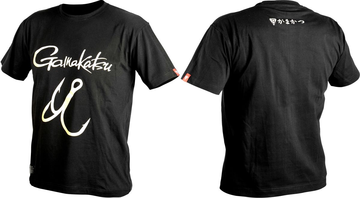 Angelbekleidung Shirt für Angler Tshirt Gamakatsu T-Shirt Treble Hook LG 