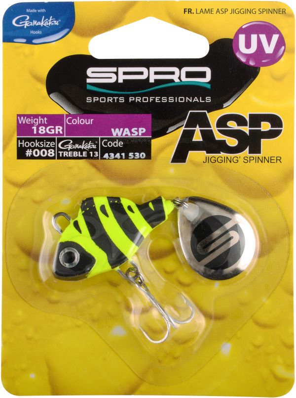Spro ASP Spinner UV 18g Wasp Spinnerjig Spro ASP Spinner UV 18g Wasp Spinnerjig