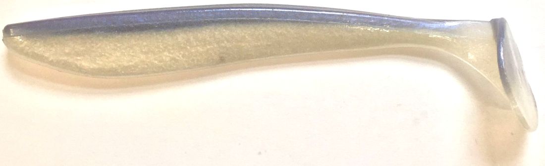 Kunstkoder in rauen Mengen 5 Zoom Boot Tail Fluke Albino