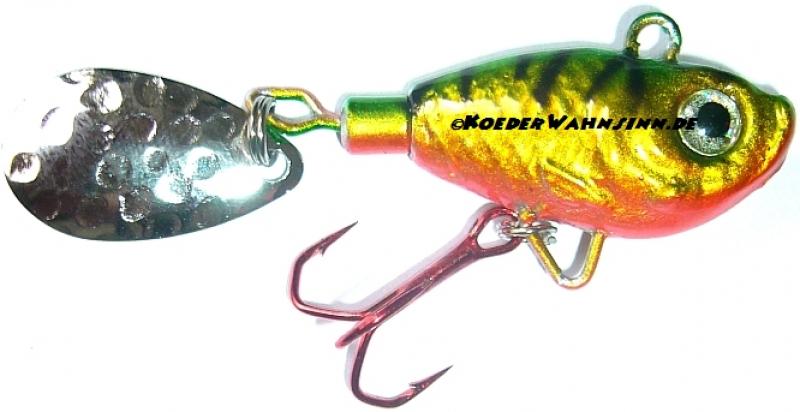 PB - Spinner Jig - metallic Barsch - silber Blatt - 40g