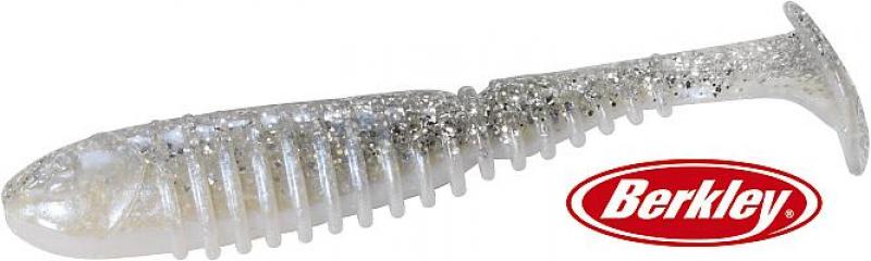 Berkley Flex Rib Shad - 2.5` - 6,5cm - Silver Magic