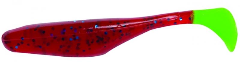 4" Walleye Turbo Shad - Plum CT