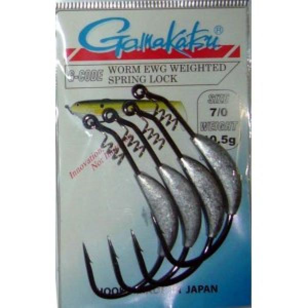 Gamakatsu Worm EWG Weighted Spring Look - Gr. 4-0 - 3,5g