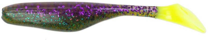 4" Walleye Turbo Shad - Magic Grass