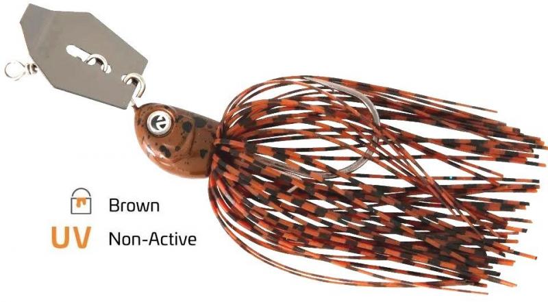 Zeck Bladed Jigs Gr. 3/0 - 10g - Brown
