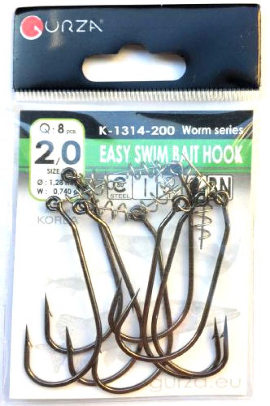 Gurza Easy Swim Bait Hook BN - Gr. 1/0