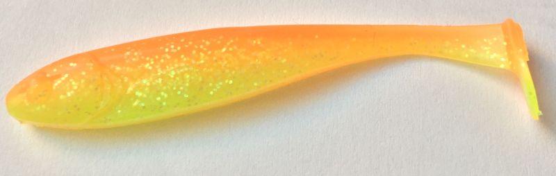 Illex 2.5" Magic Slim Shad - 6.3cm - Orange Chartreuse