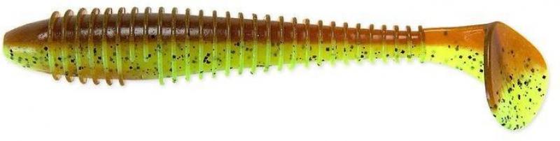 5.8" FAT Swing Impact - Motoroil / Chartreuse