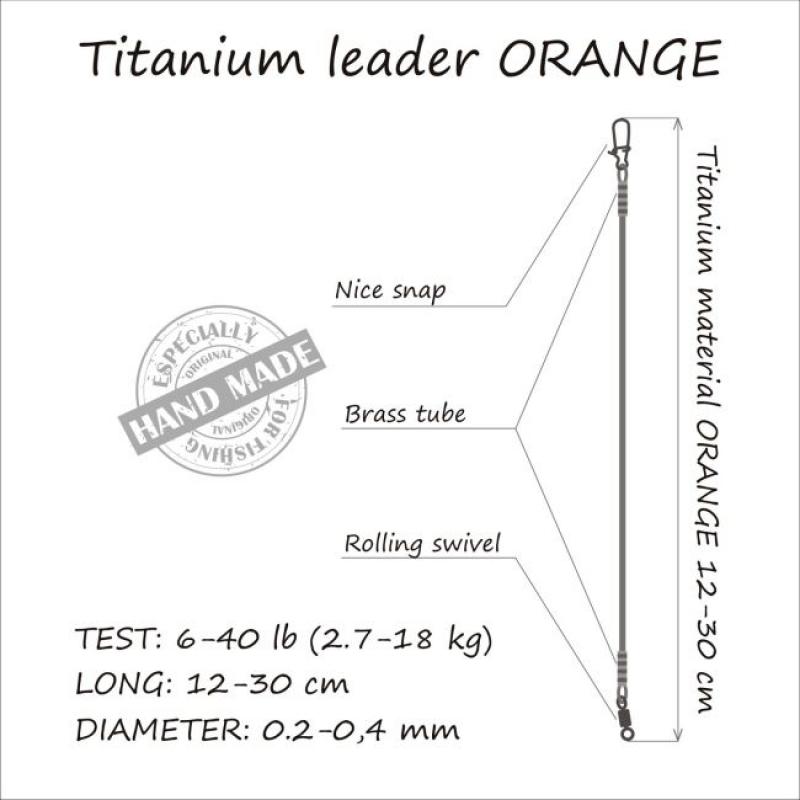 L.O. Titanium Single Strand - 16cm ?0,20mm 2,7kg