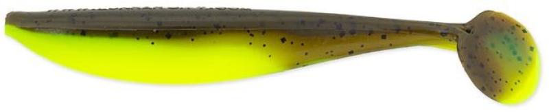 3.75" SwimFish - Green Pumpkin / Chartreuse