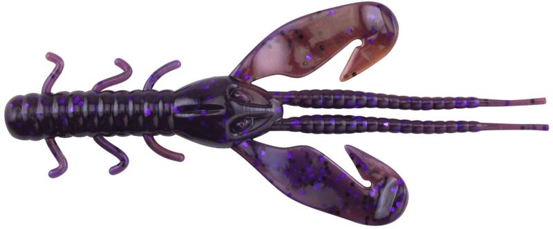 Berkley PowerBait? 4" Rocket Craw - Purple Pumpkin Red