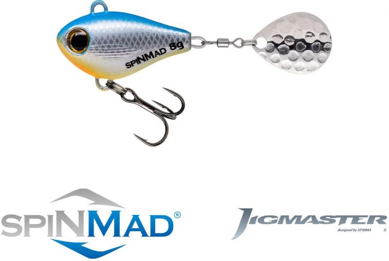 SpinMad Tail Spinner Jigmaster 8g - Blue White | 2303