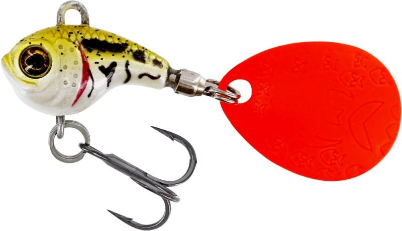 Westin DropBite Tungsten Spin Tail Jig 13g - Pearl Stickleback