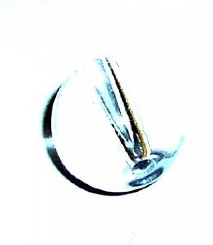 10mm Glasperlen glatt - kristall