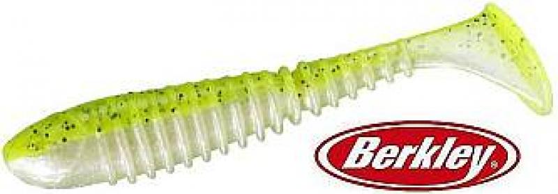 Berkley Flex Rib Shad - 4.5` - 11,5cm - Chartreuse